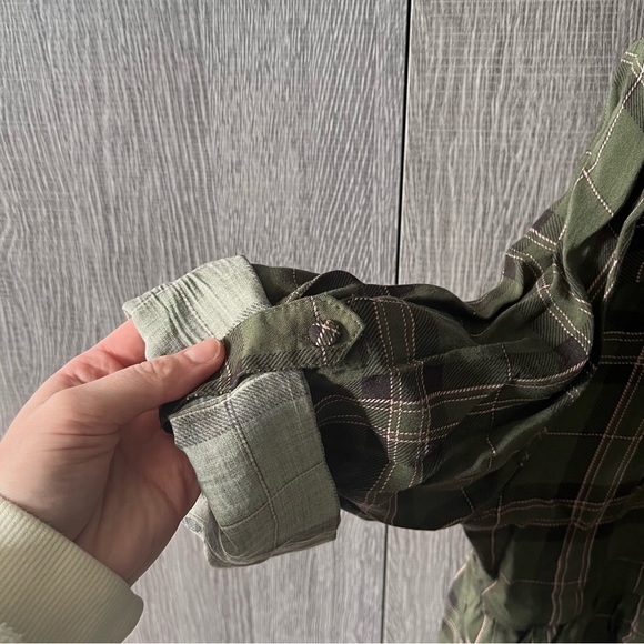 Torrid Plaid Button Blouse - Picture 6 of 6